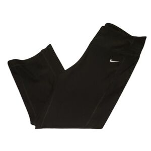 Nike Black Dri Fit Slimming Capri Athletic Yoga Pants Size Small Women
